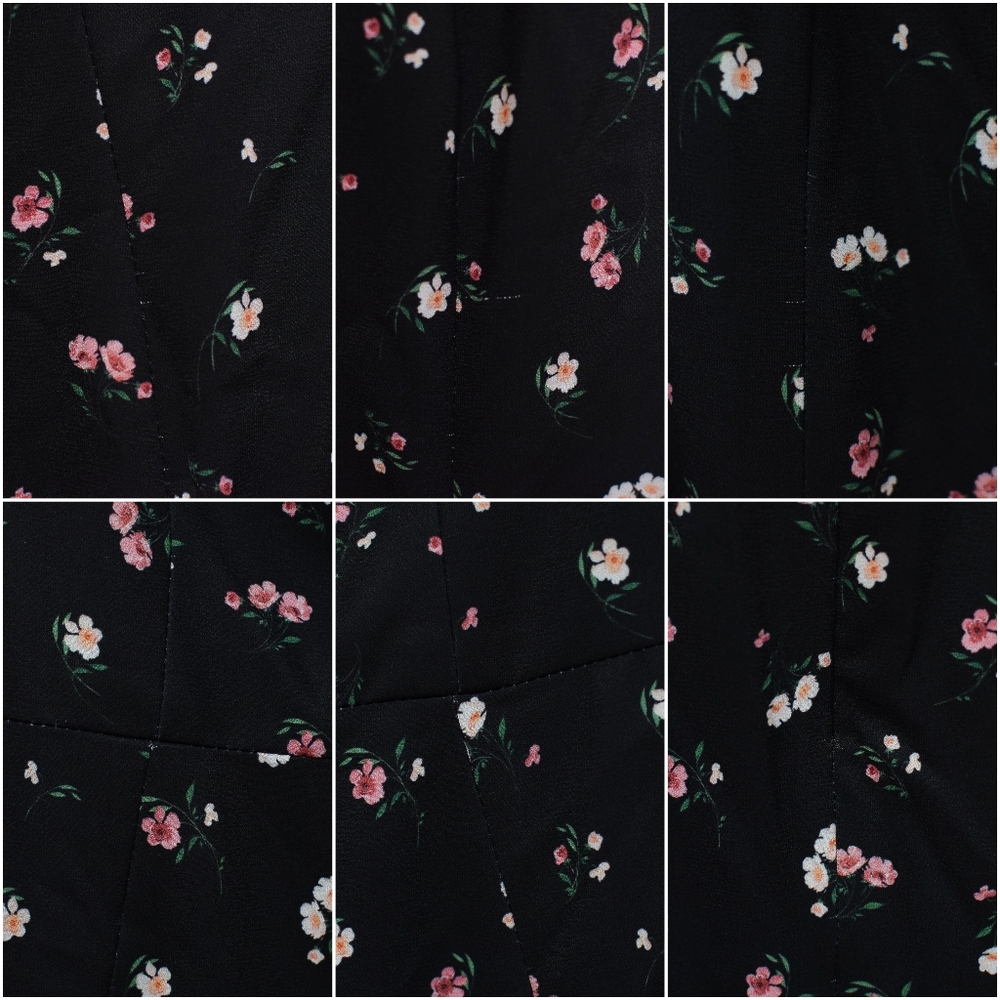 House of CB Black Floral Midi Dress - Picture 12 of 12
